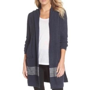 Barefoot Dreams Cozy Chic Lite Hooded Coastal Cardigan